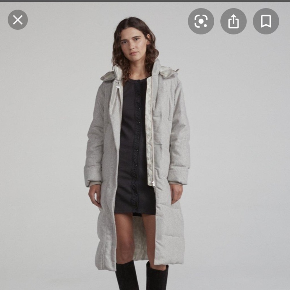 Rag and bone jenset wool puff coat